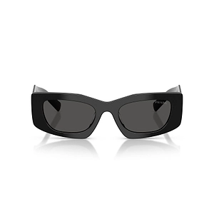 Prada Eyewear Triangular Logo Butterfly Frame Sunglasses