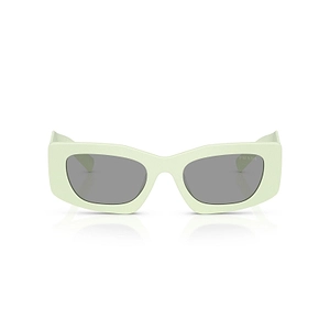 Prada Eyewear Triangular Logo Butterfly Frame Sunglasses