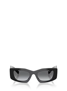 Prada Eyewear Triangular Logo Butterfly Frame Sunglasses