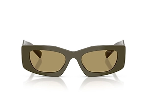 Prada Eyewear Triangular Logo Butterfly Frame Sunglasses