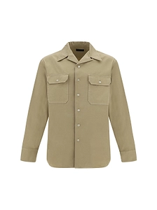Prada Flap Pocket Long-Sleeved Shirt