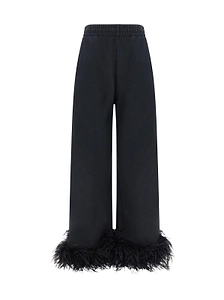 Prada Fluff-Edge Trousers