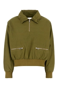 Prada Half-Zipped Long-Sleeved Jacket