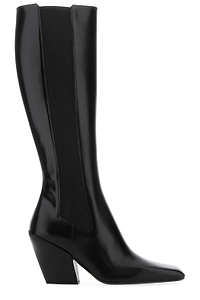 Prada Heeled Square Toe Boots
