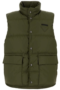 Prada High-Neck Padded Gilet