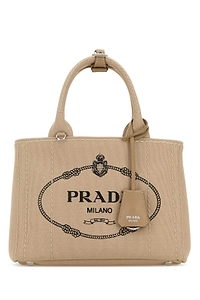 Prada JardiniÈRe Logo Detailed Tote Bag