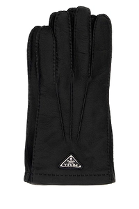 Prada Logo Detail Gloves