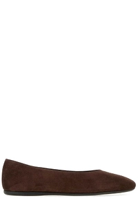 Prada Logo-Detailed Ballet Flats