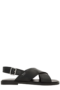 Prada Logo-Detailed Buckle-Fastened Sandals