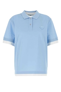 Prada Logo Detailed Short Sleeved Polo Shirt