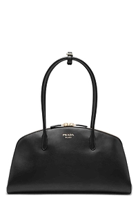 Prada Logo-Detailed Zipped Shoulder Bag