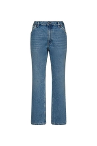 Prada Logo-Patch Denim Jeans