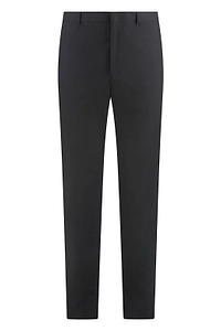 Prada Logo Patch Straight-Leg Trousers