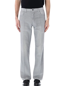 Prada Logo Patch Straight-Leg Jeans