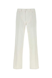 Prada Logo-Patch Straight-Leg Trousers