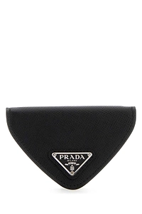 Prada Logo Plaque Coin Purse