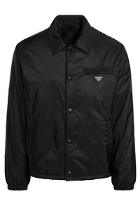 Prada Logo Plaque Blouson Jacket