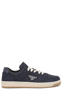 Prada Logo Plaque Low-Top Sneakers