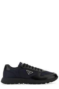 Prada Logo Plaque Low-Top Sneakers
