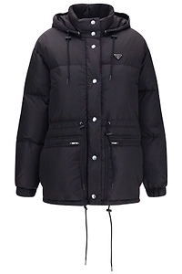 Prada Logo Plaque Padded Jacket