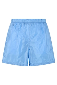 Prada Logo Plaque Swim Shorts