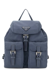 Prada Logo Plaque Small Backpack