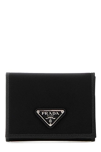 Prada Logo Plaque Wallet