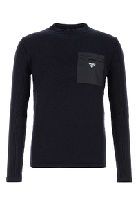Prada Logo Pocket Knitted Jumper