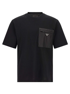 Prada Logo Pocket Jersey T-Shirt