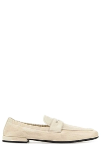 Prada Logo-Printed Penny Loafers