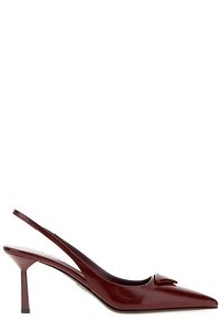 Prada Logo Slingback Heeled Pumps
