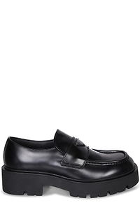 Prada Logo Triangle Loafers