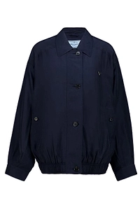Prada Long-Sleeved Button-Up Coat