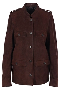 Prada Long-Sleeved Button-Up Jacket
