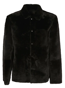 Prada Long-Sleeved Button-Up Jacket