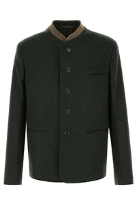 Prada Long-Sleeved Button-Up Jacket