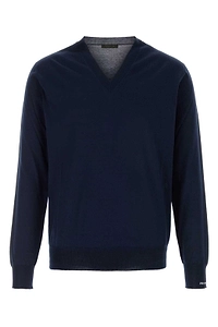 Prada Long-Sleeved V-Neck Jumper
