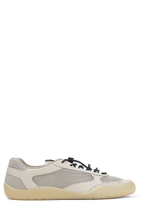 Prada Mesh Lace-Up Low-Top Sneakers