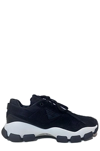 Prada Mesh-Panelled Lace-Up Sneakers