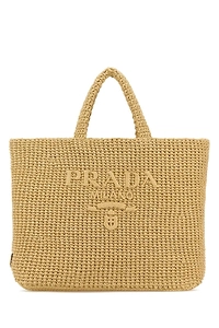 Prada Paglia Midollino Crochet Tote Bag