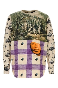 Prada Pattern-Printed Long-Sleeved Shirt