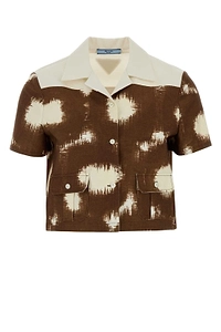 Prada Pattern-Printed Short-Sleeved Shirt