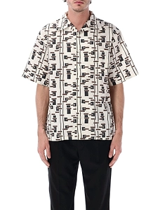 Prada Pattern-Printed Short-Sleeved Shirt