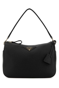 Prada Zip-Up Medium Shoulder Bag
