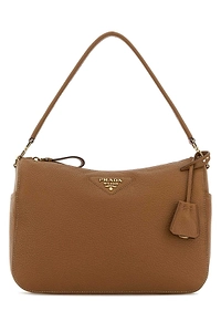 Prada Zip-Up Medium Shoulder Bag