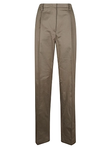 Prada Pleated Straight-Leg Pants