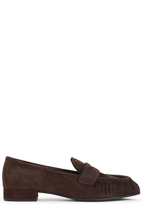 Prada Ruched Slip-On Loafers