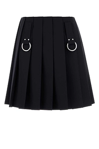 Prada Pleated Mini Skirt
