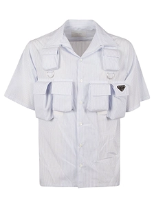 Prada Pocket-Detailed Short-Sleeved Shirt