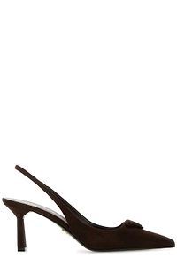 Prada Pointed-Toe Slingback Pumps